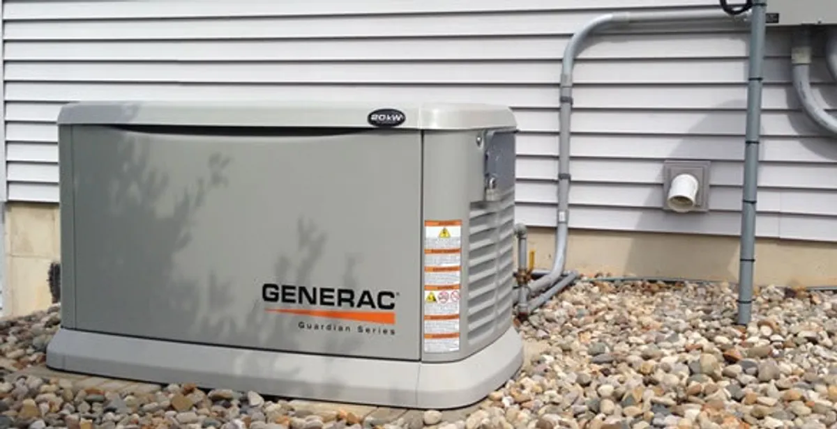 generator installation service featuring outdoor standby generator setup by licensed electricians in Bellevue, NE
