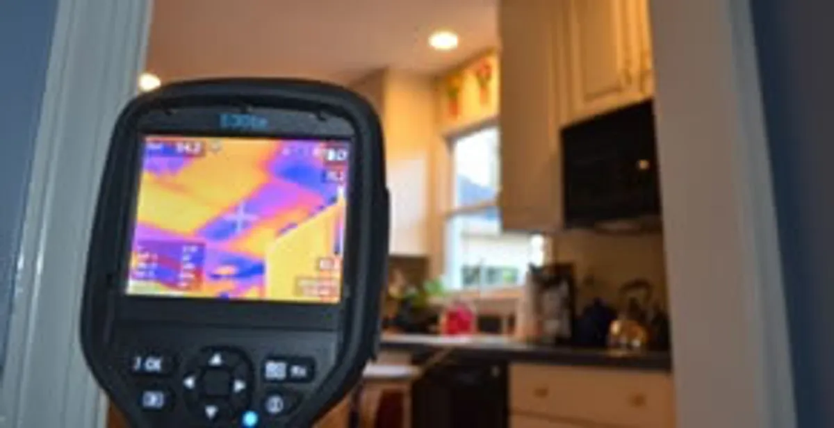 home energy audit service using thermal imaging to evaluate electrical efficiency inside a home in Bellevue, NE